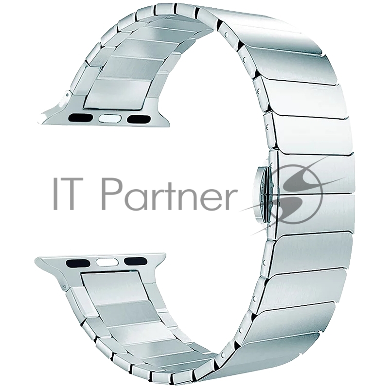 Ремешок из нержавеющей Lyambda Canopus стали для Apple Watch 38/40 mm DS-APG-05-40-SL Silver