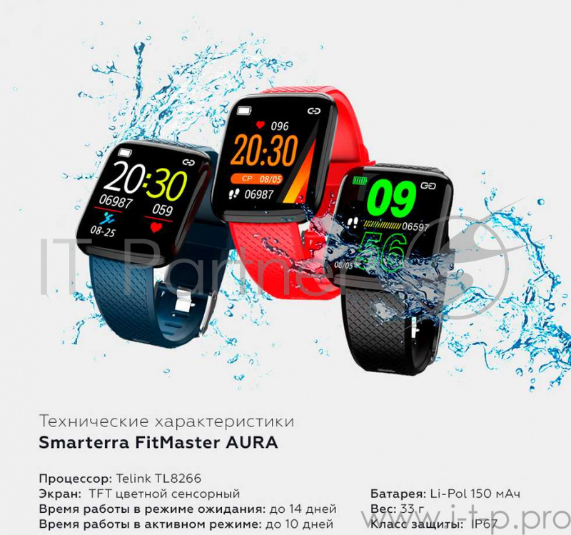 Смарт-часы Smarterra AURA 1.3