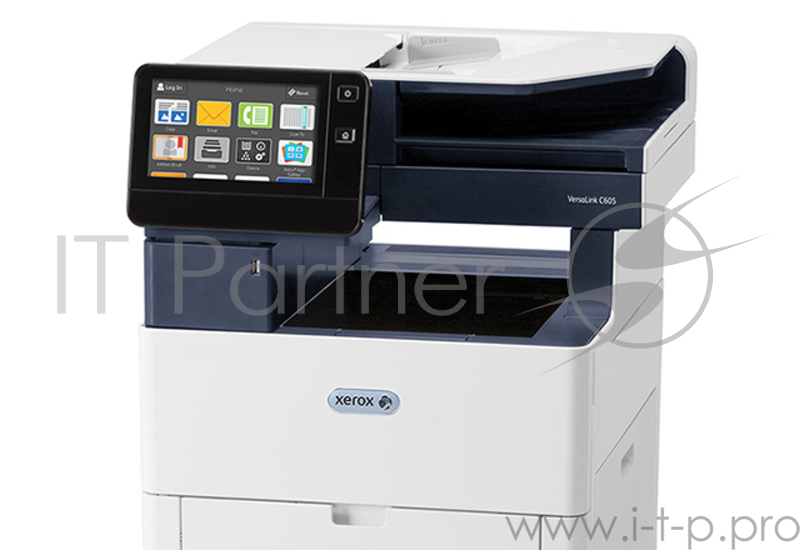 Цветное МФУ XEROX VersaLink C605/X (A4, LED, 1200х2400dpi, 53/53 ppm, max 120K стр/мес., 4Gb, DADF,