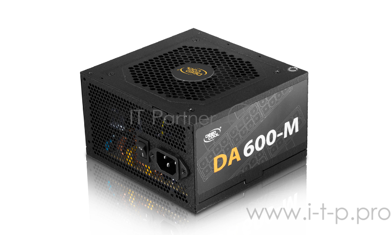 Блок питания Deepcool Aurora DA600-М (ATX 2.31, 600W, Cable Management, PWM 120mm fan, Active PFC, 6*SATA, 80+ BRONZE) RET