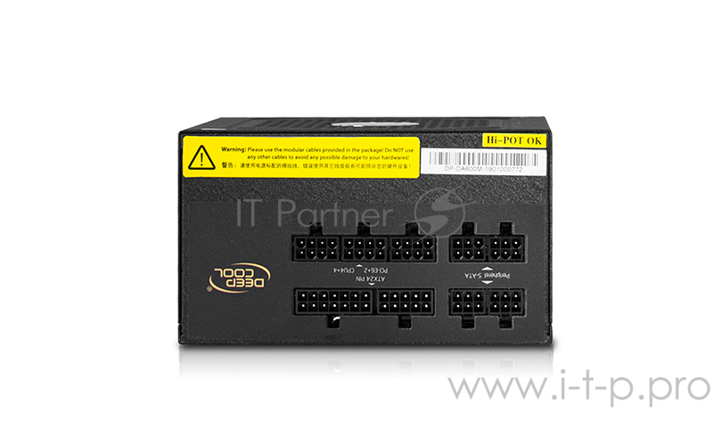 Блок питания Deepcool Aurora DA600-М (ATX 2.31, 600W, Cable Management, PWM 120mm fan, Active PFC, 6*SATA, 80+ BRONZE) RET