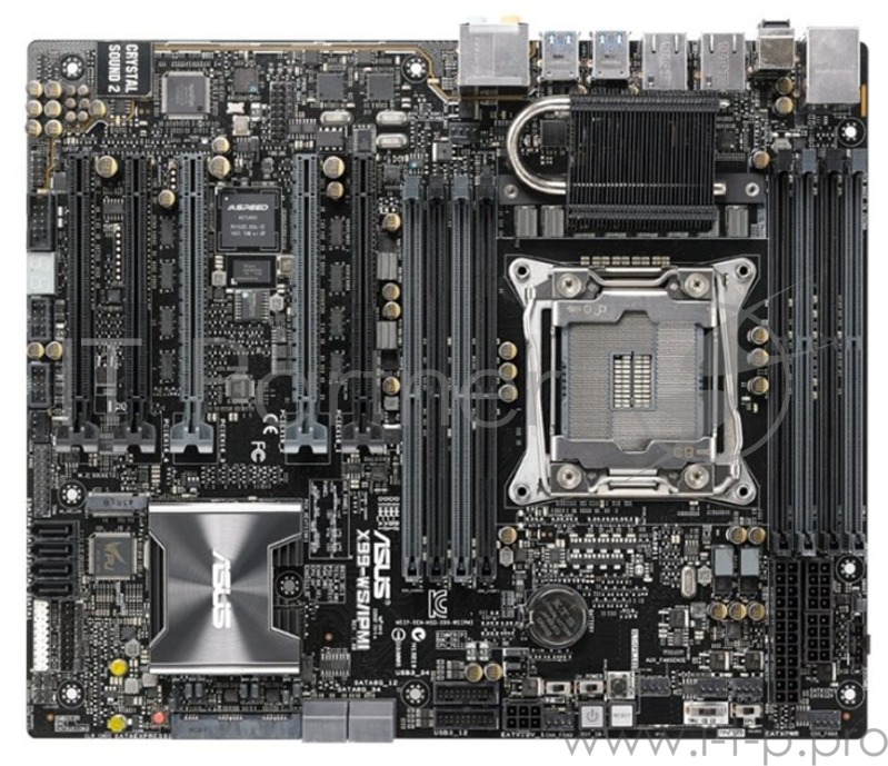 Материнская плата ASUS X99-WS/IPMI, LGA2011-V3,X99,SATAE,BMC,5PCIE