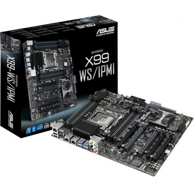 Материнская плата ASUS X99-WS/IPMI, LGA2011-V3,X99,SATAE,BMC,5PCIE