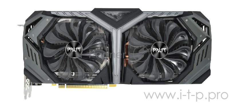 Видеокарта PALIT GeForce RTX 2080 SUPER GR / 8GB GDDR6 256bit 15.5Gbps 496GBs 1650-1815MHz 63T HDMI 3xDP USB-C / NE6208S020P2-1040G