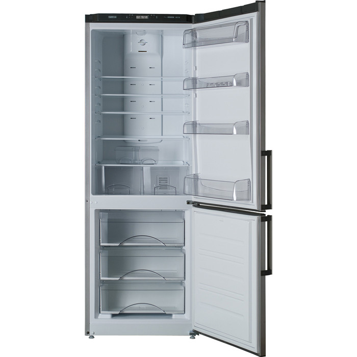 Холодильник Atlant 4524-080 N серебристый Климатический класс SN,N Холодильник с системой Full No Frost,Общий объем 401 л