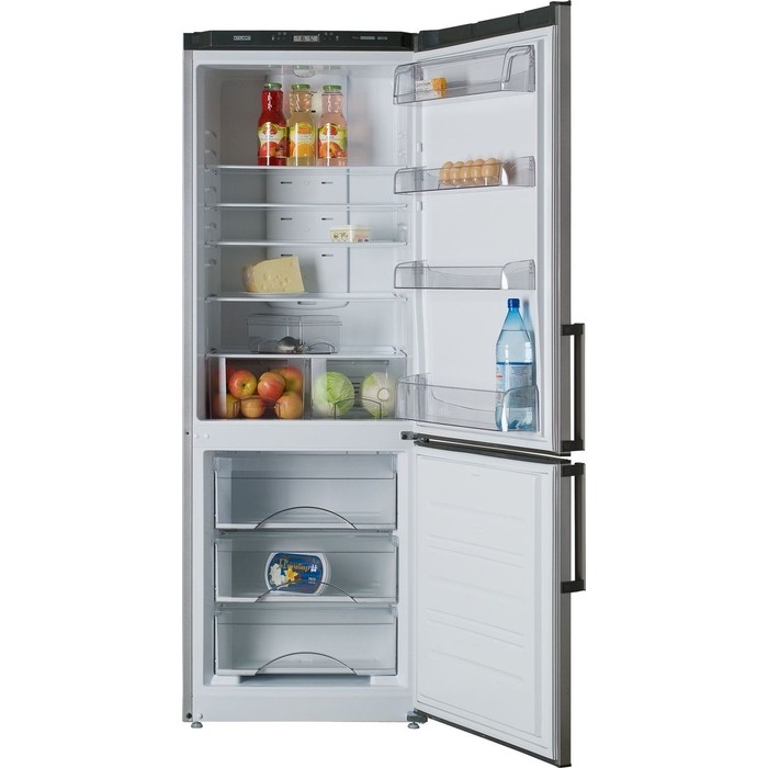 Холодильник Atlant 4524-080 N серебристый Климатический класс SN,N Холодильник с системой Full No Frost,Общий объем 401 л