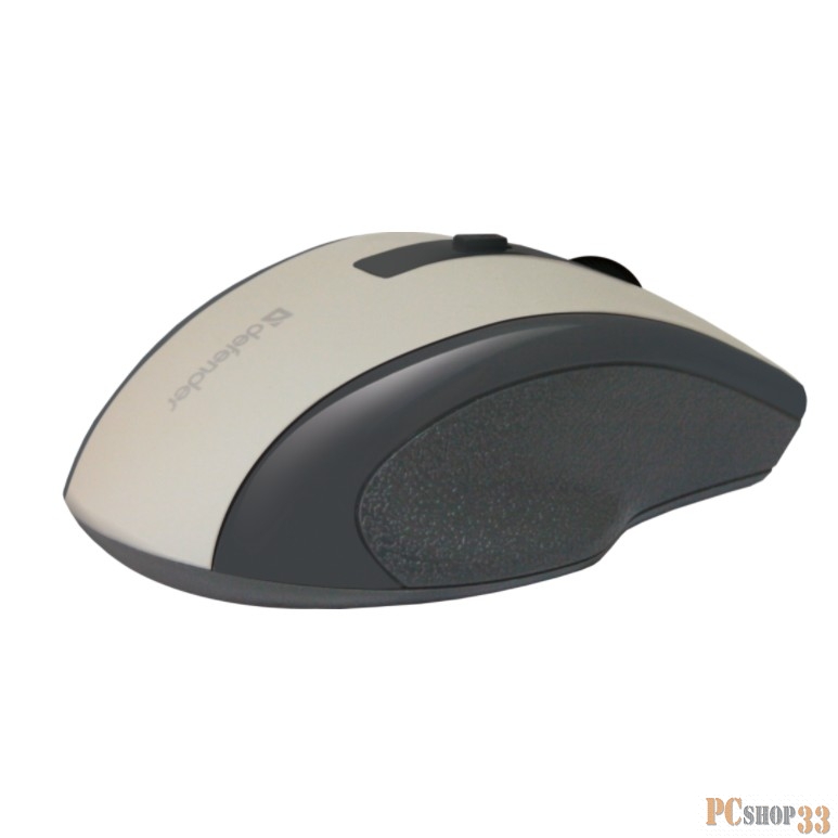 Мышь Defender Accura MM-665 серый 52666 {Беспроводная оптическая мышь, 6 кнопок, 800-1600 dpi}