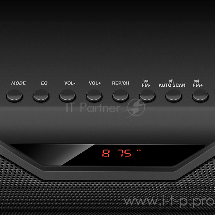 Портативная колонка SVEN PS-410, черный (14 Вт, Bluetooth, FM, USB, microSD, LED-дисплей, 2000мА*ч)