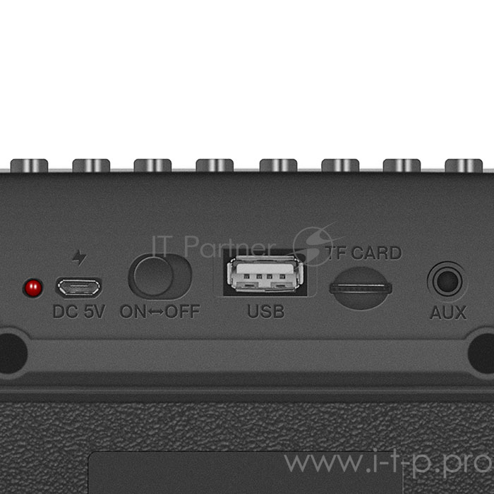 Портативная колонка SVEN PS-410, черный (14 Вт, Bluetooth, FM, USB, microSD, LED-дисплей, 2000мА*ч)