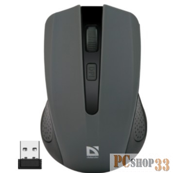 Мышь Defender Accura MM-935 Grey USB 52936 {Беспроводная оптическая мышь, 4 кнопки,800-1600 dpi}