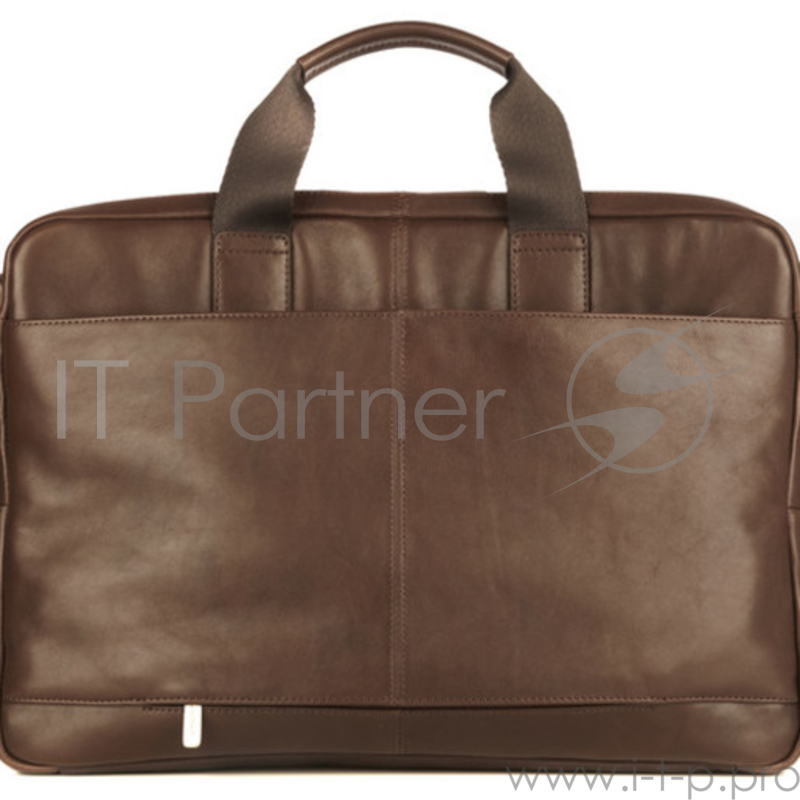 Сумка Knomo bury для ноутбука до 15. Материал кожа натуральная. Цвет коричневый.