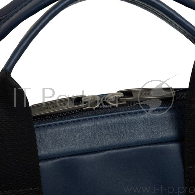 Сумка Knomo Foster для ноутбука до 14. Материал кожа натуральная. Цвет синий.
