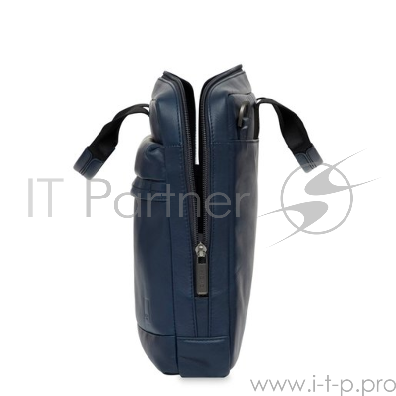 Сумка Knomo Foster для ноутбука до 14. Материал кожа натуральная. Цвет синий.