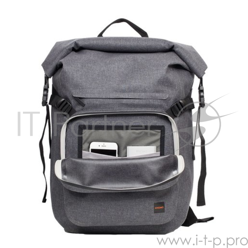 Рюкзак водозащитный Knomo Hamilton для ноутбука до 14. Материал TPU полиуретан. Цвет серый.