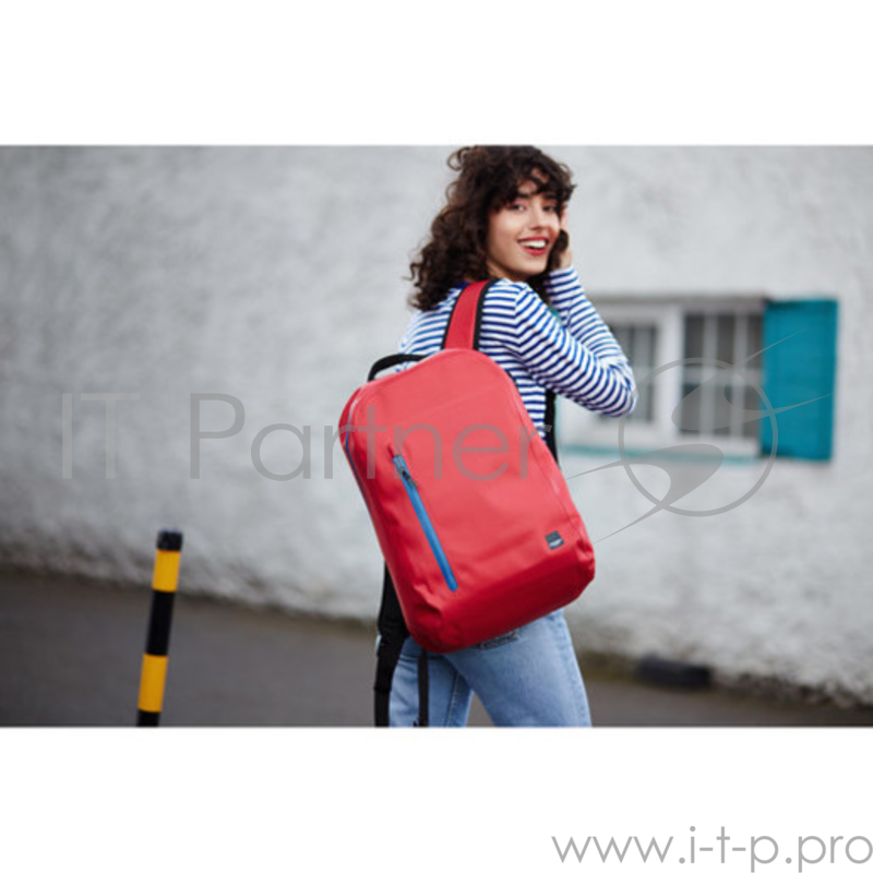 Рюкзак водозащитный Knomo Harpsden для ноутбука до 14. Материал TPU полиуретан. Цвет красный.