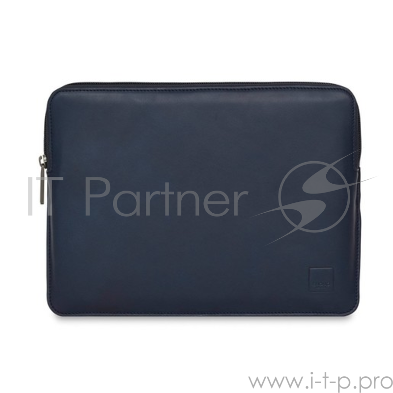 Чехол Knomo Barbican для ноутбука MacBook 12. Материал кожа натуральная. Цвет синий.