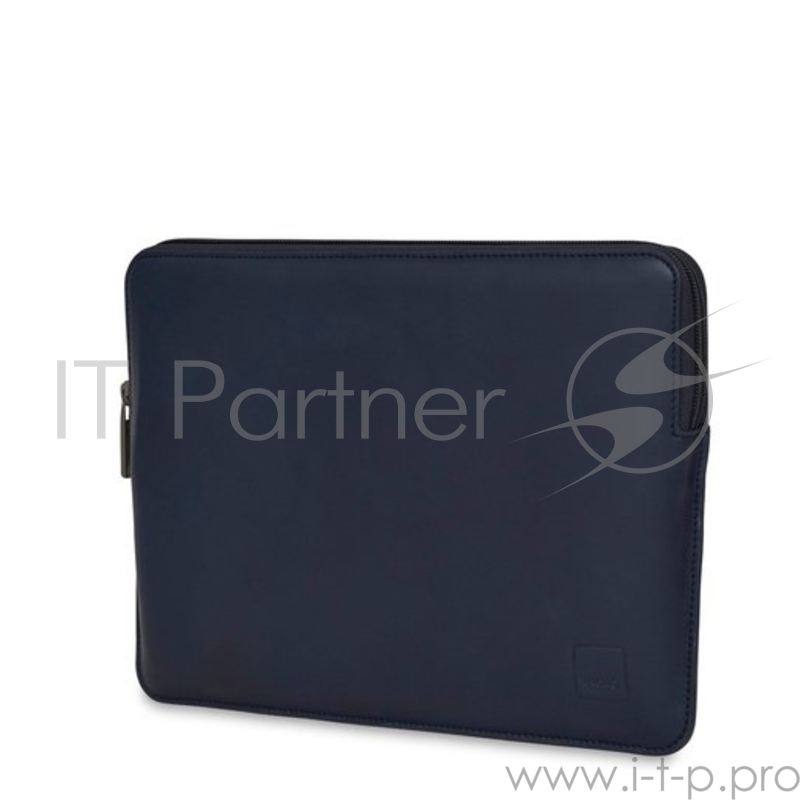 Чехол Knomo Barbican для ноутбука MacBook 12. Материал кожа натуральная. Цвет синий.