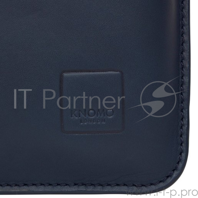 Чехол Knomo Barbican для ноутбука MacBook 12. Материал кожа натуральная. Цвет синий.