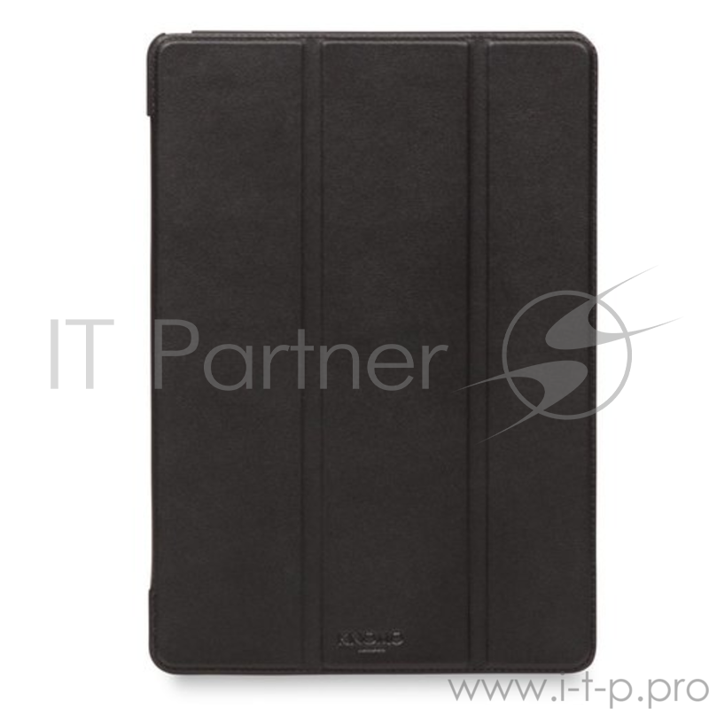 Чехол-книжка Knomo Tri Folio для iPad Pro 10.5 2017. Материал натуральная кожа, пластик. Цвет черный.
