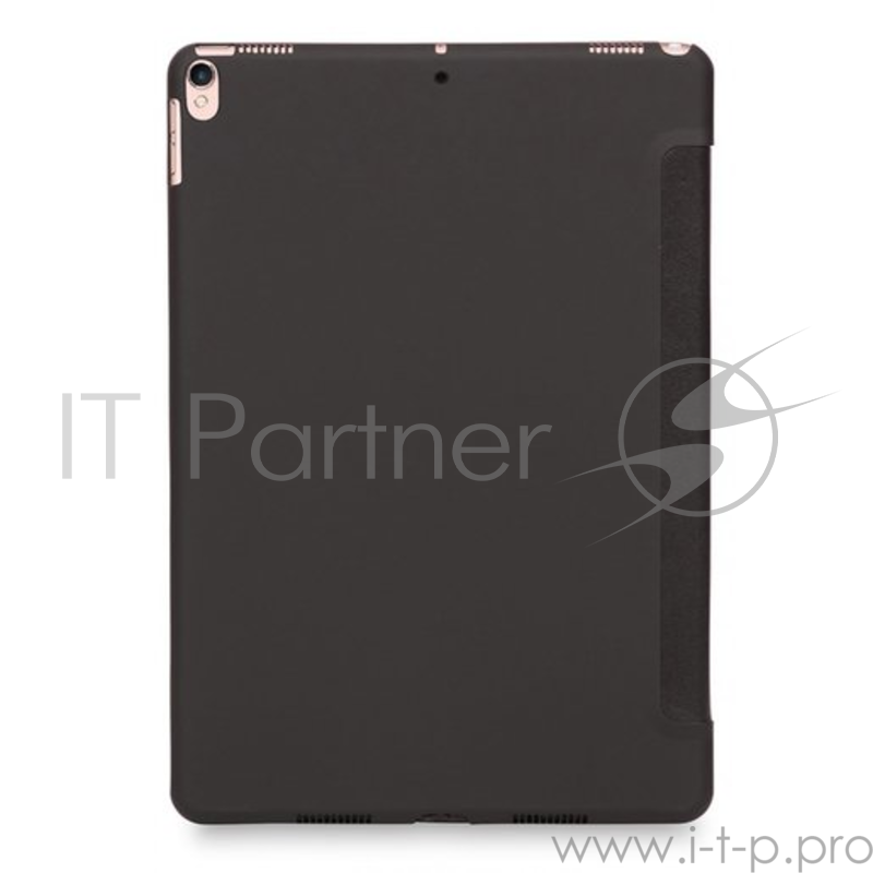 Чехол-книжка Knomo Tri Folio для iPad Pro 10.5 2017. Материал натуральная кожа, пластик. Цвет черный.