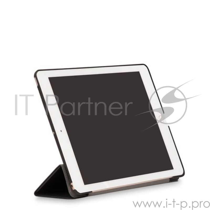 Чехол-книжка Knomo Tri Folio для iPad Pro 10.5 2017. Материал натуральная кожа, пластик. Цвет черный.
