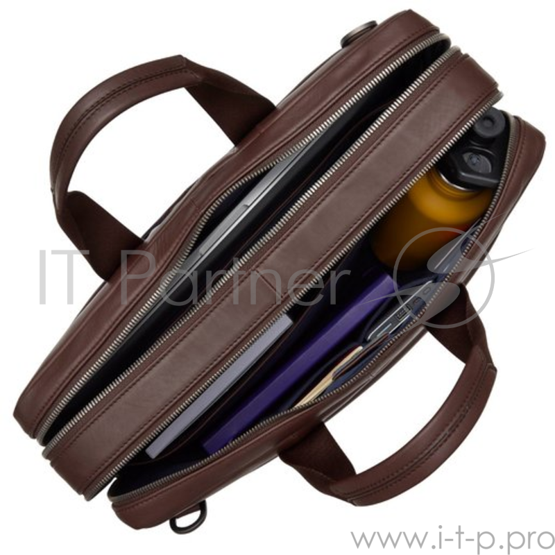 Сумка Knomo Roscoe для ноутбука до 15.6. Материал кожа натуральная. Цвет коричневый.