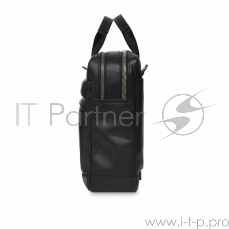 Сумка Knomo Roscoe для ноутбука до 15.6. Материал кожа натуральная. Цвет черный.