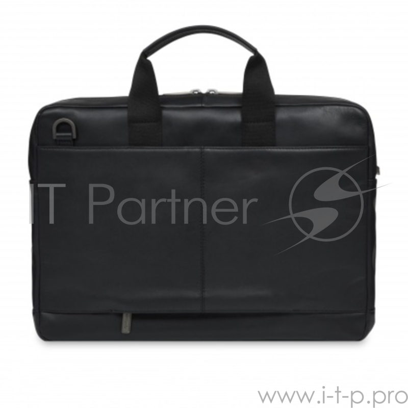 Сумка Knomo Roscoe для ноутбука до 15.6. Материал кожа натуральная. Цвет черный.
