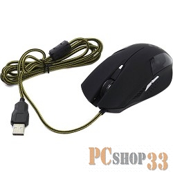 Мышь Oklick 765G черный Мышь оптическая (1600/2400dpi) USB игровая (6but) 945841