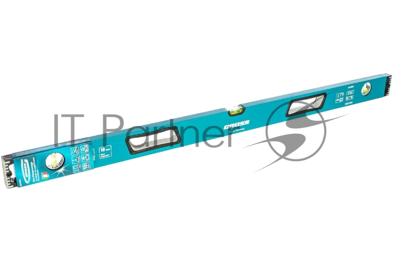 Уровень GROSS 34330 1000мм 1мм/м 3 глазка