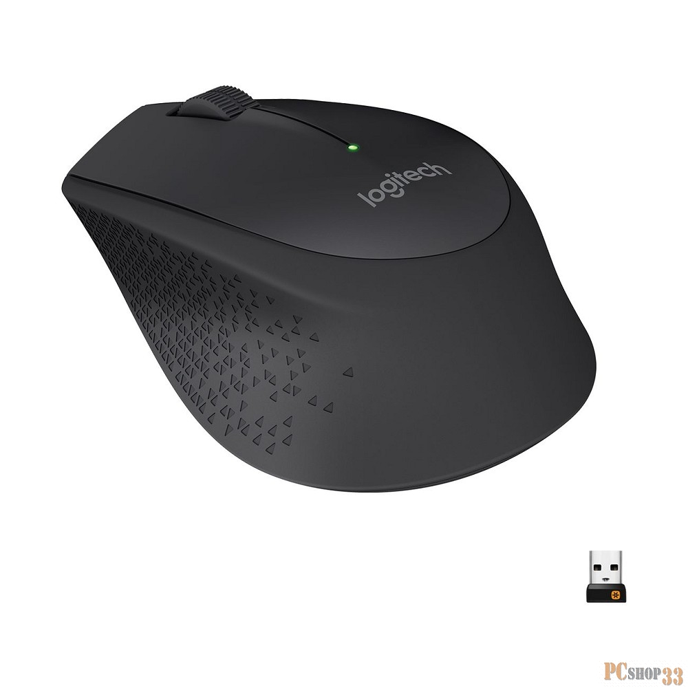 Оптическая мышь Logitech M280 910-004287, беспров., 2кн.+скр., черный (USB)