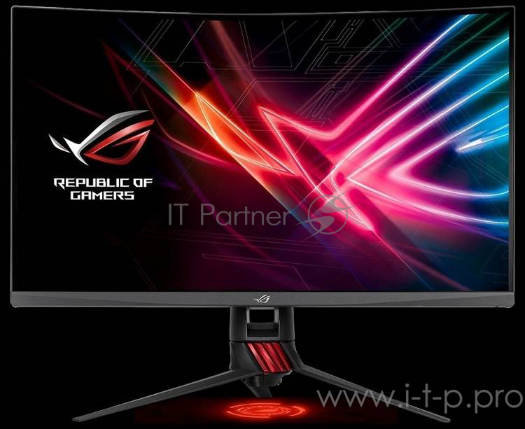 МОНИТОР 31.5 ASUS XG32VQR ROG Strix Grey Сurved (LED, Wide, 2560х1440, 144Hz, 4ms, 178°/178°, 450 cd/m, 3000:1, +DP, +Н