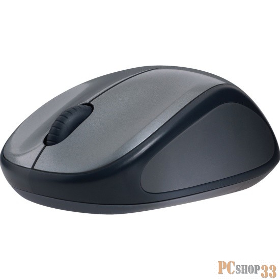 Оптическая мышь Logitech M235 910-002201, беспров., 2кн.+скр., серо-черный (USB)