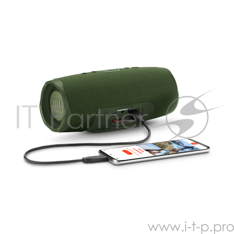 Колонка порт. JBL Charge 4 зеленый 30W 1.0 BT/USB (JBLCHARGE4GRN)