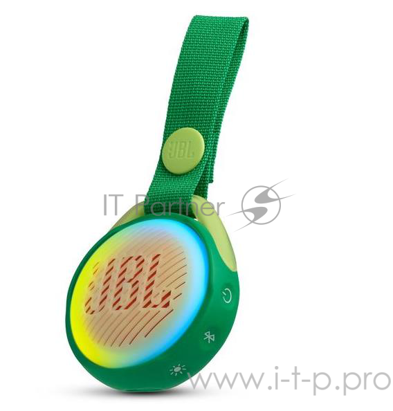 Колонка порт. JBL JR Pop зеленый 3W 1.0 BT/USB 650mAh (JBLJRPOPGRN)