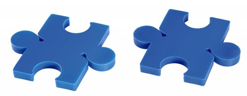 Смотка Hama Puzzle (00020565) черный/синий/красный