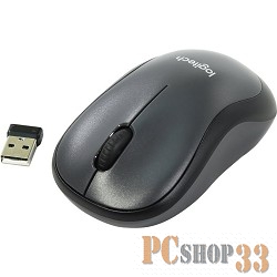 Оптическая мышь Logitech M220 Silent 910-004878, беспров., 2кн.+скр., черно-серый (USB)