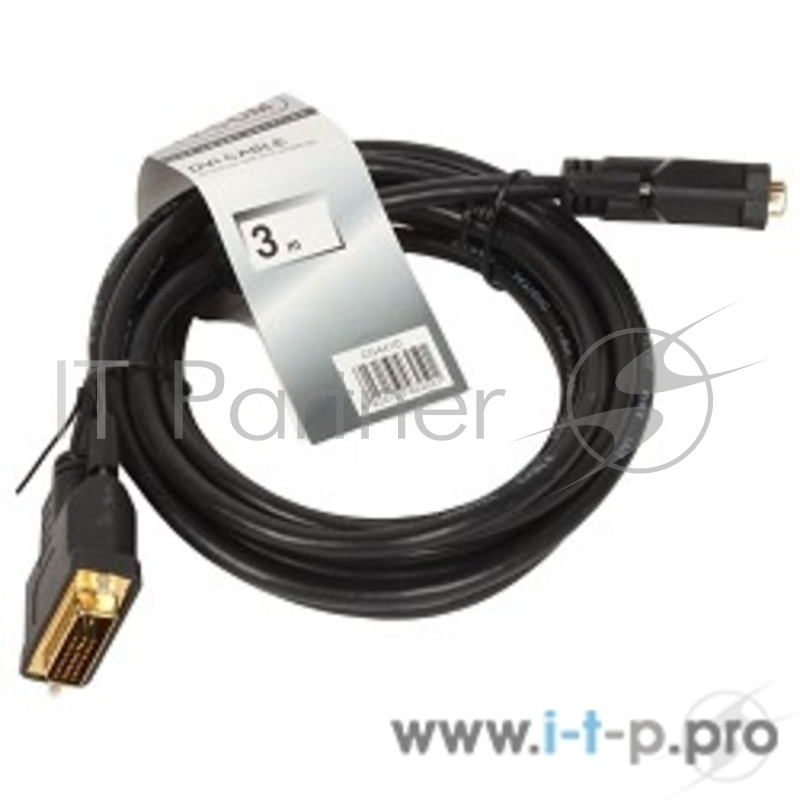 Кабель TV-COM Кабель DVI-D Dual link 25M/25M, экран, феррит.кольца, 3м (CG441D-3M) 6926123462591