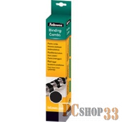 Пружины для переплета пластиковые Fellowes d=12мм 56-80лист A4 черный (25шт) CRC-53315 (FS-53315)