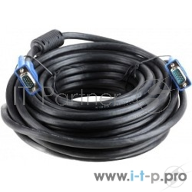 Кабель TV-COM Кабель соединительный (QCG341AD-15M) SVGA (15m/15m) 15m 2 фильтра 6926123463185
