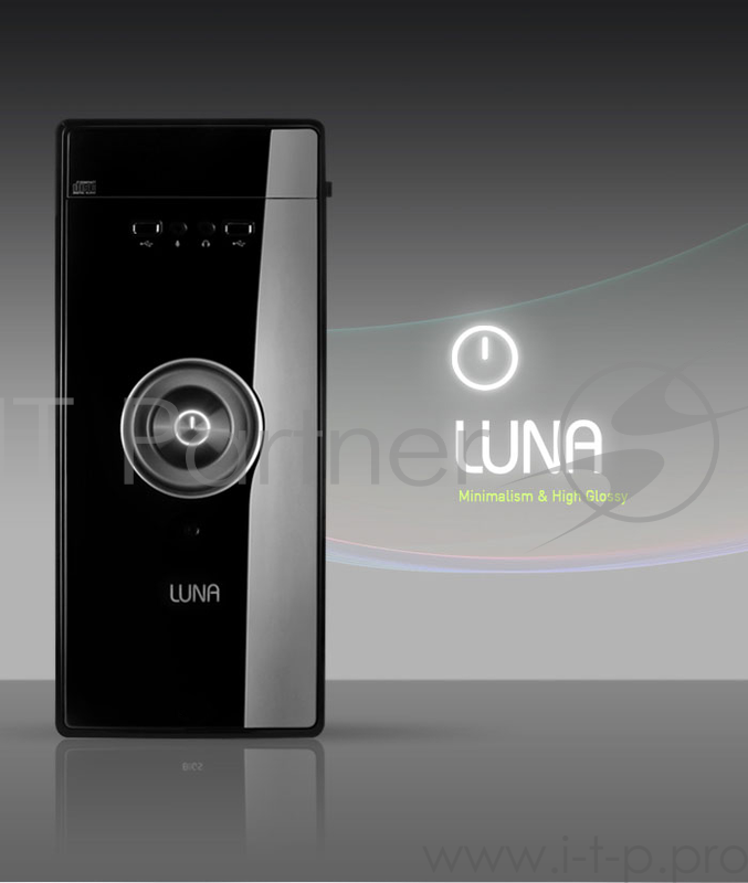 Корпус Sunpro LUNA, mATX, без БП, 1*USB2.0 + 1*USB3.0 , черный