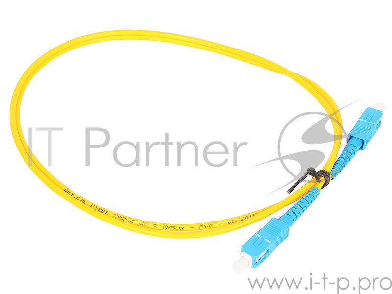 Оптоволоконный кабель VCOM VSU202-1M Оптический шнур SC-SC,UPC,одномодовый,Simplex