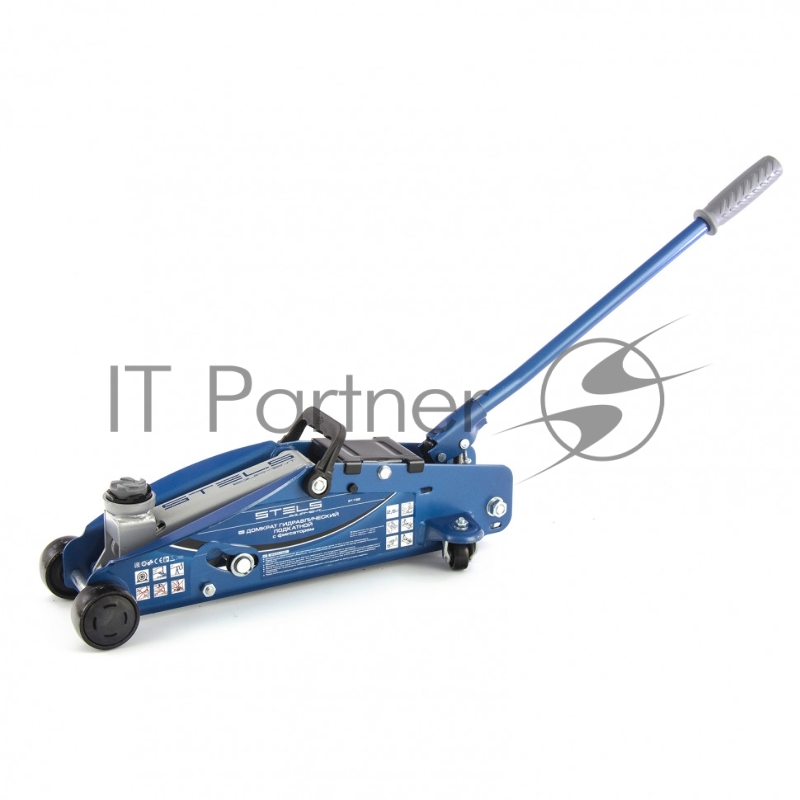 STELS Домкрат гидравлический подкатной с фиксатором, 2,5т 140-385 мм 51152