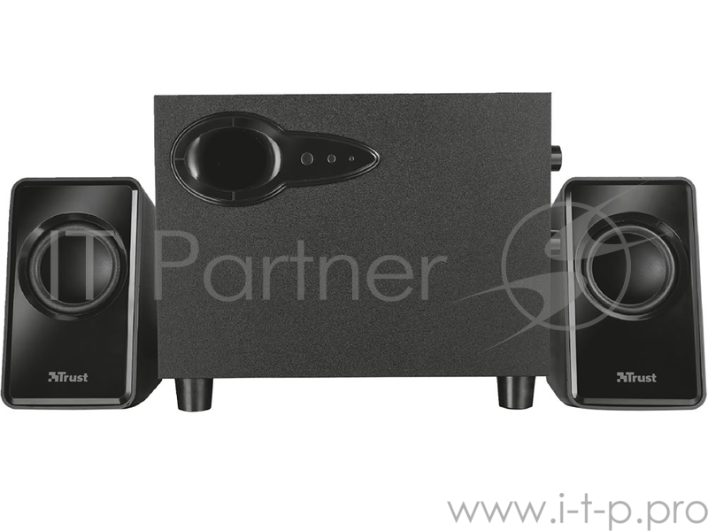 Колонки TRUST 2.1 Avora black (18Вт,3,5mini-jack)