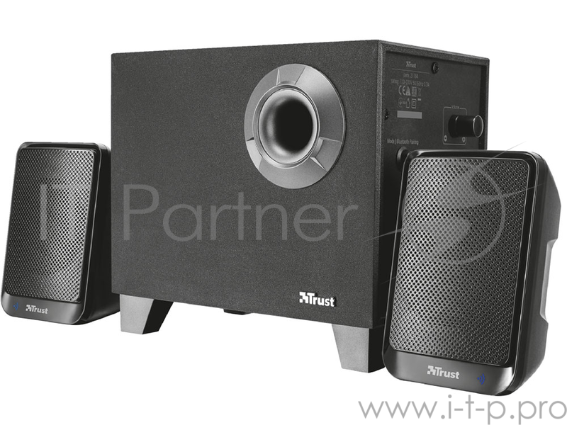 Колонки TRUST 2.1 ZELOS BT black (30Вт,3,5mini-jack)