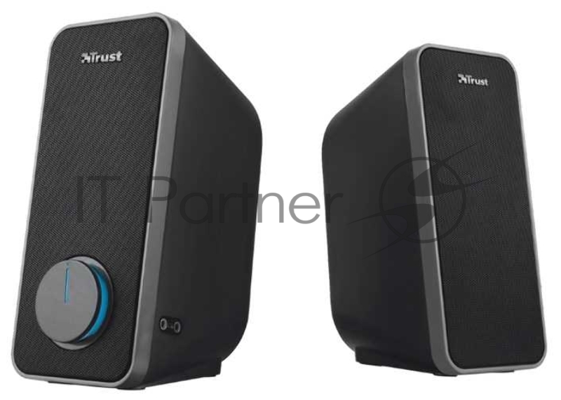 Колонки TRUST 2.0 ARYS black (28Вт,3,5mini-jack + для наушников)