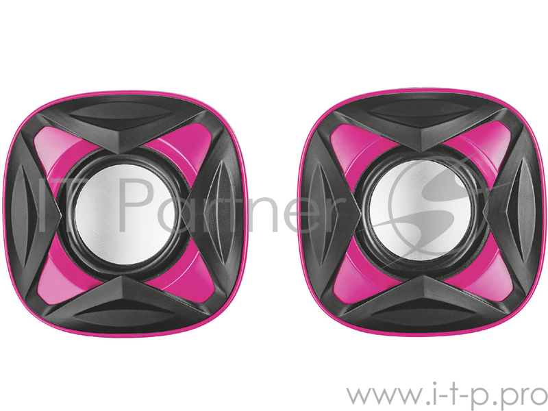 Колонки TRUST 2.0 XILO pink (8Вт,3,5mini-jack)