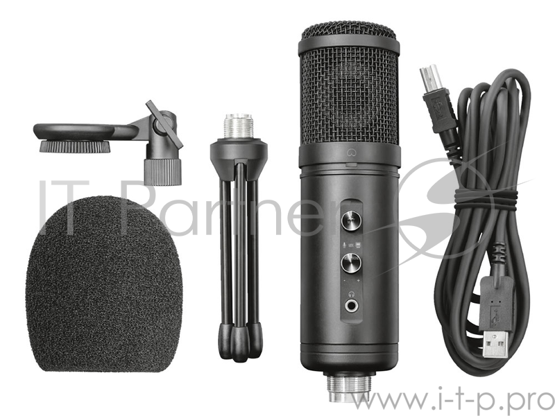 Микрофон TRUST Signa HD Studio (ПРОФИ,USB,для подкастов,видеоблгов, трансляций)