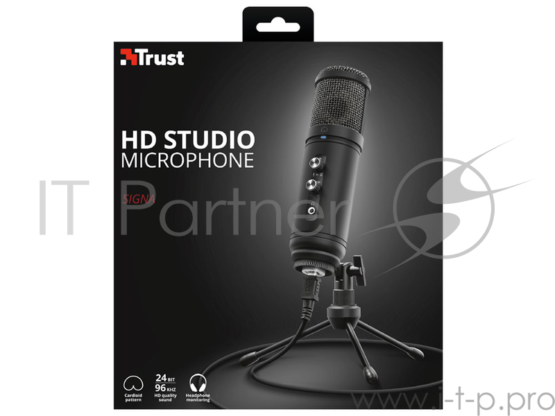 Микрофон TRUST Signa HD Studio (ПРОФИ,USB,для подкастов,видеоблгов, трансляций)