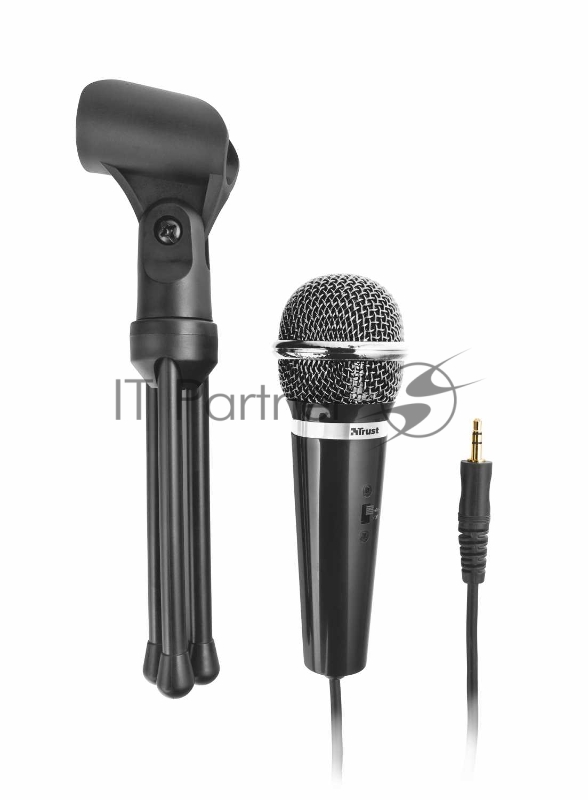 Микрофон TRUST Starzz All-round (выключение звука,тренога,3,5 мм,кабель 2,5м)